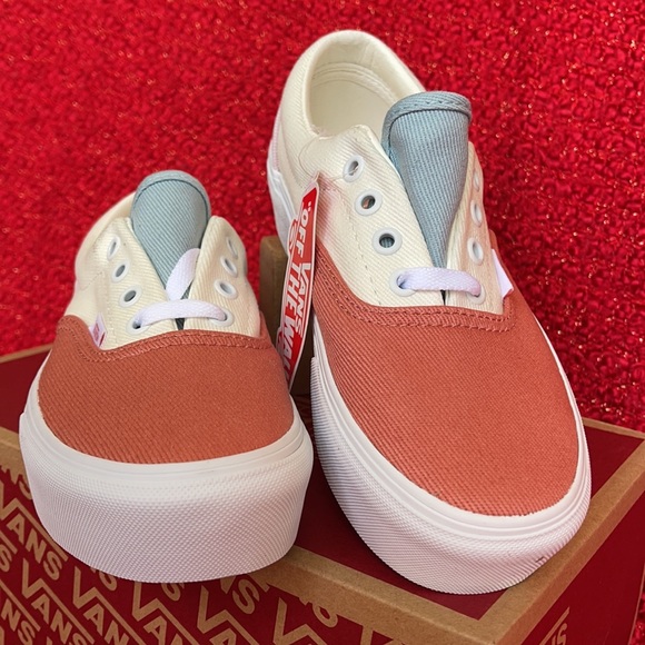 Vans Era Platform Twill Pastel Block/True White WMNS - Picture 9 of 16